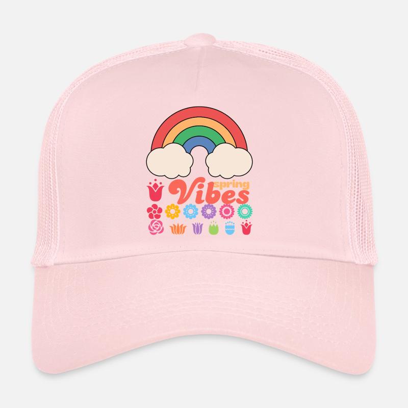 Spring vibes - Trucker Cap - pale pink