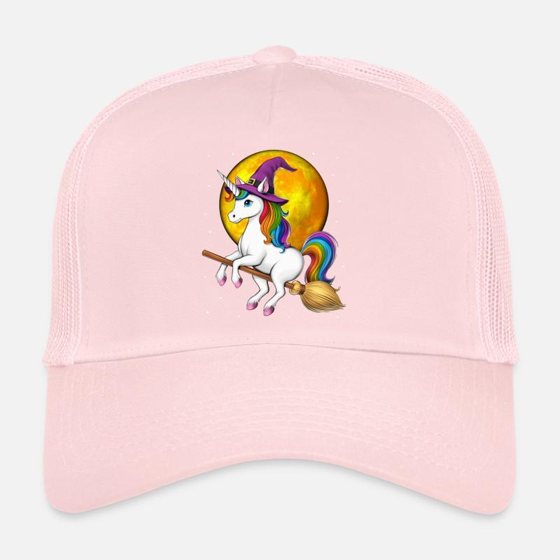 Balai d’équitation de sorcière licorne Casquette trucker 