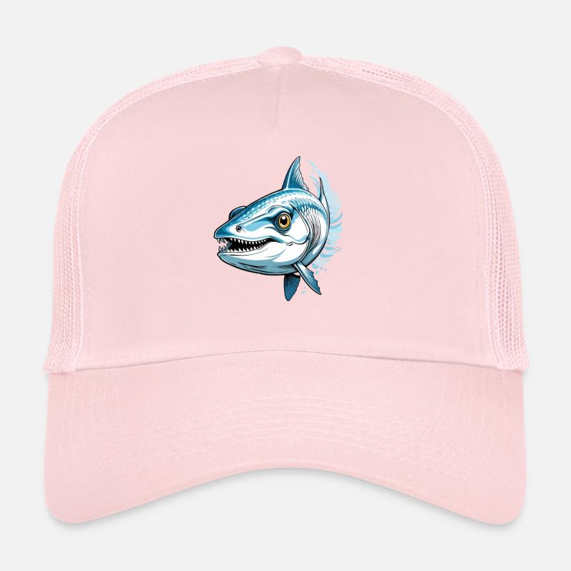 Blauer Raubfisch Aggressor Trucker Cap