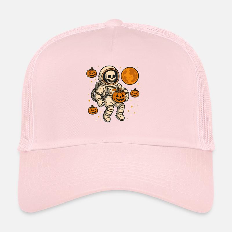 Kosmischer Kürbisheld Trucker Cap