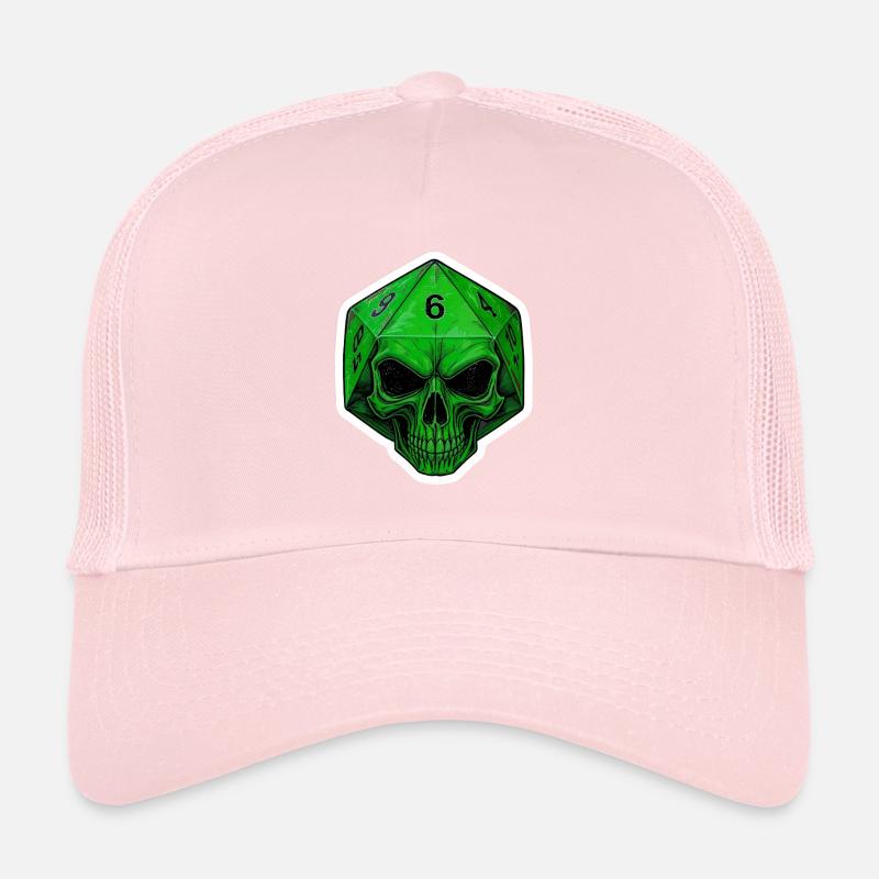 Mystic D20 Cube with Skull – Fantasy Trucker Cap