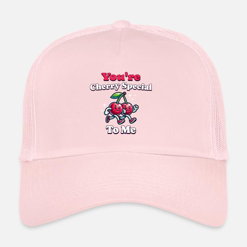 Kirsch Geschenk You're Cherry Special To Me - Trucker Cap - Hellrosa