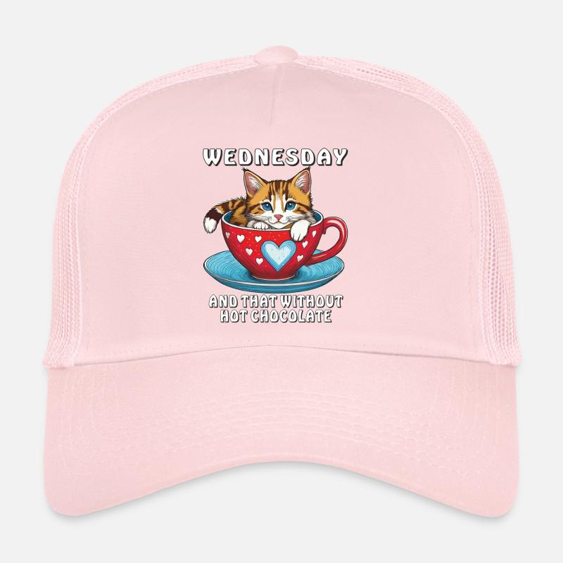 KATZE WEDNESDAY AND THAT WITHOUT HOT CHOCOLATE Trucker Cap