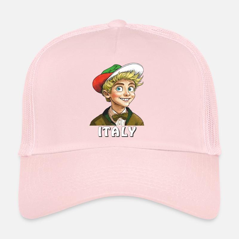 JUNGE ITALIEN ITALY - Trucker Cap - Hellrosa