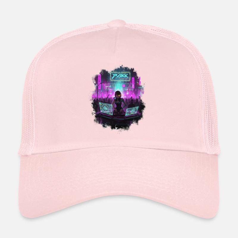 Cyberpunk_DJ_Party Casquette trucker 