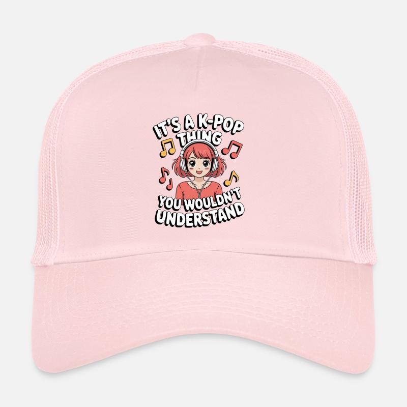 K-Pop Chose Drôle Corée Musique Anime Casquette trucker 