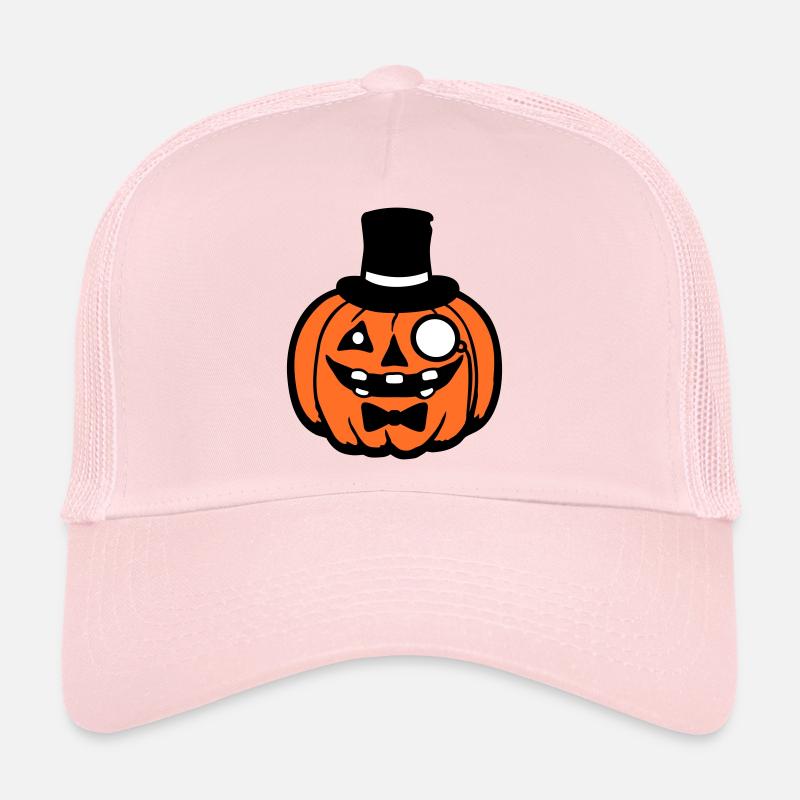 Distingué Citrouille Chapeau Haut de Forme Monocle Halloween Empire Casquette trucker 