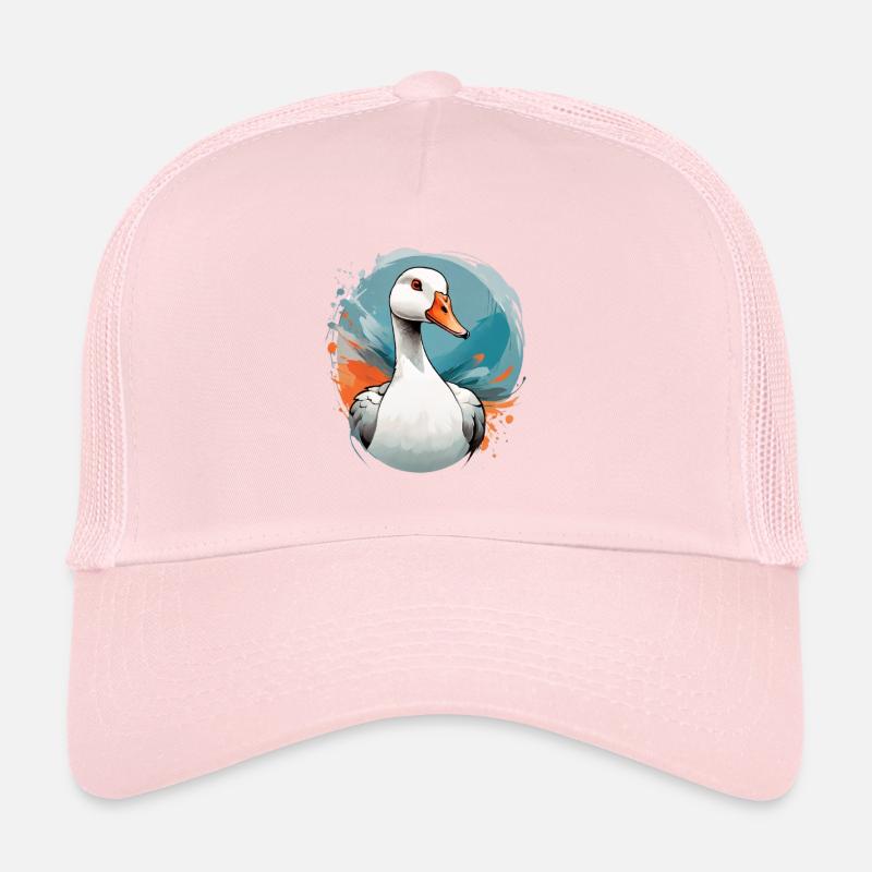 Enterich im Farbwirbel Trucker Cap