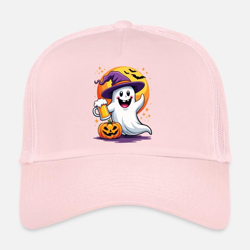Fröhlicher Bier-Geist feiert Halloween Casquette trucker 