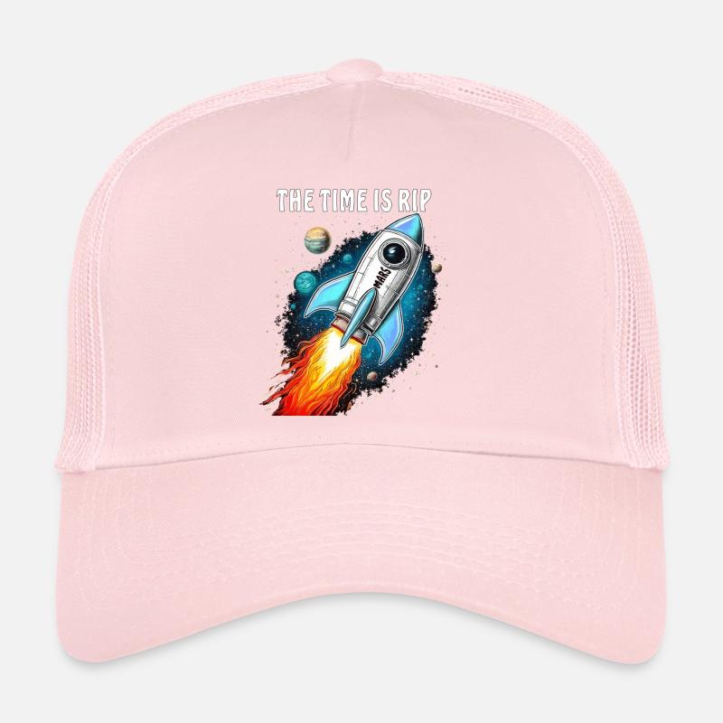FUSÉE MARS LE TEMPS EST DÉCHIRÉ Casquette trucker 