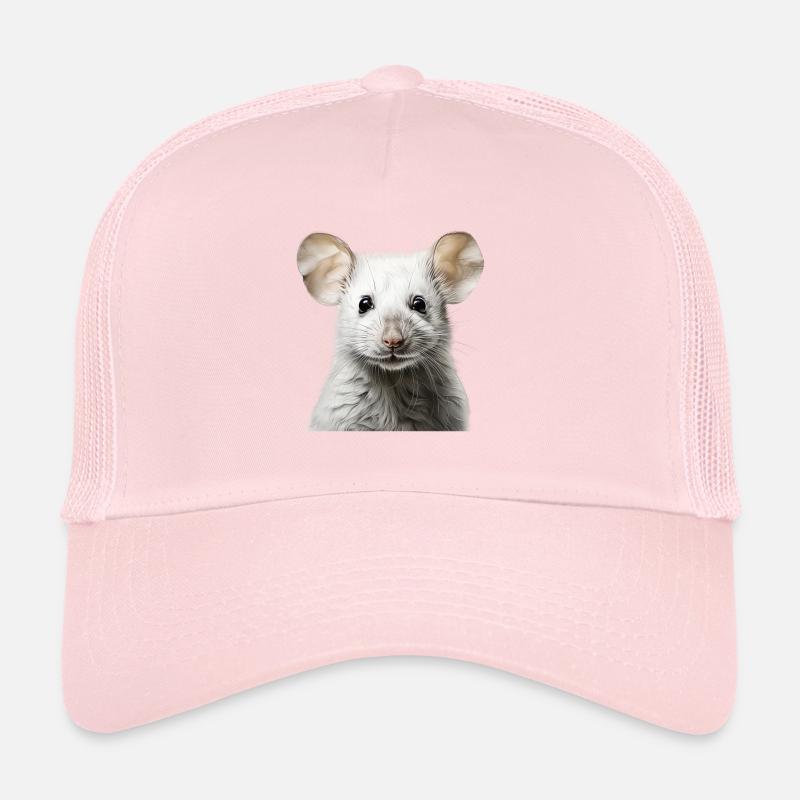 Souris mignonne - Portrait d’animal mignon Casquette trucker 