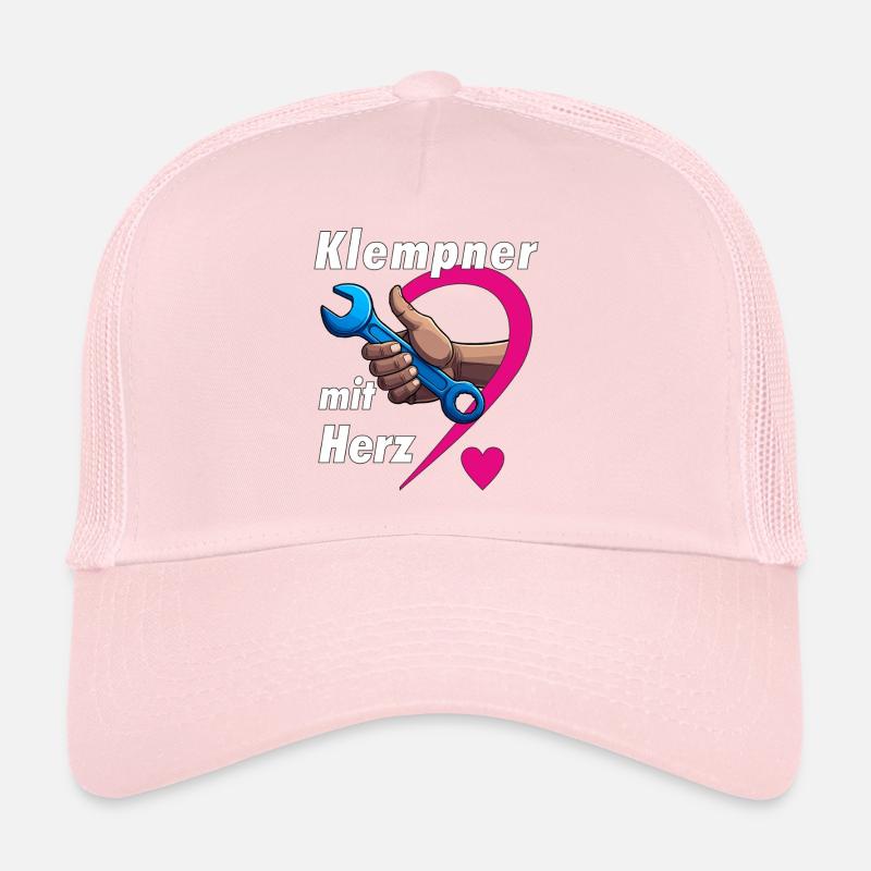 Plumber with HEART Trucker Cap