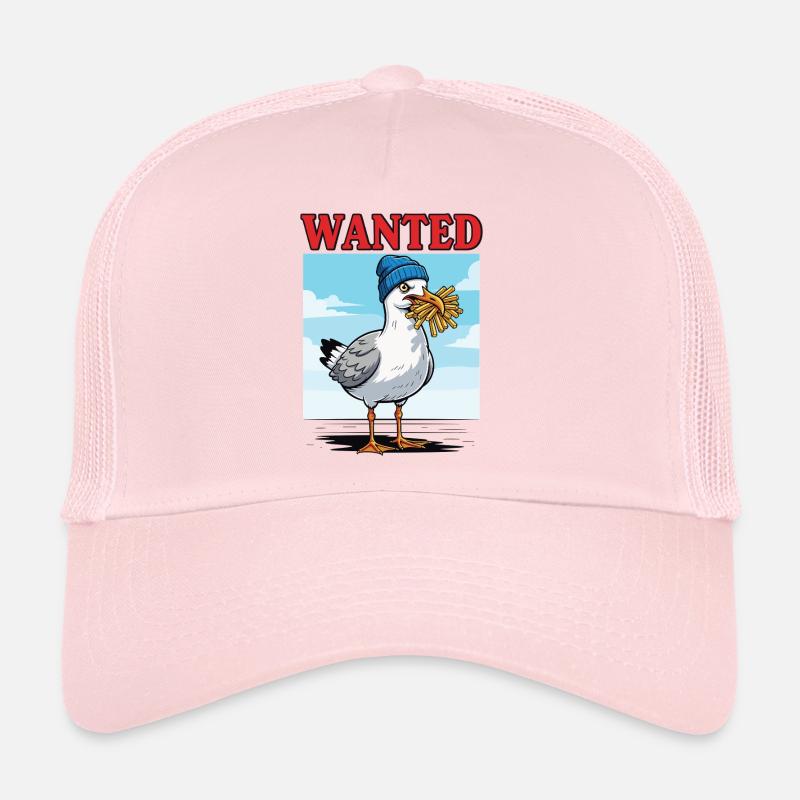 Gesuchte Pommes-möwe - Trucker Cap - Hellrosa
