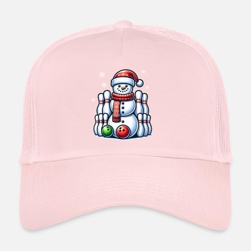 BOwling Weihnachten Sport Weihnachtsmann Trucker Cap