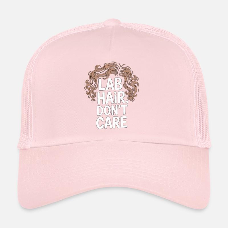 Lab Technician Lab Hair Don't Care Phlebotomist Trucker Cap