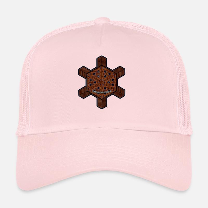 Fraktal Evolution Mandala Goa Psy Rave Festival  Trucker Cap