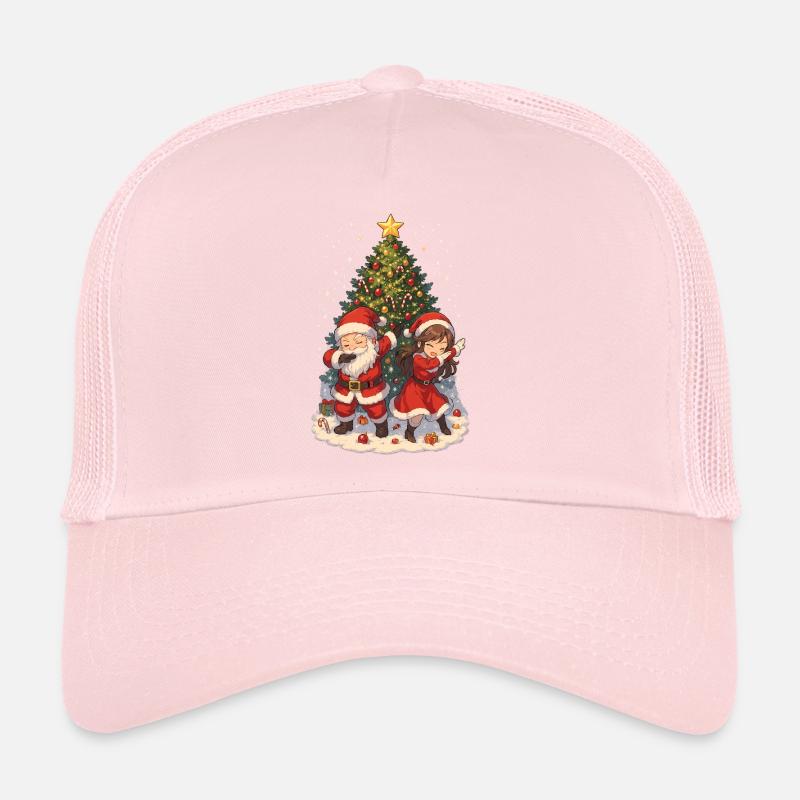 Dabbing du Père Noël et de la Mère Noël Casquette trucker 