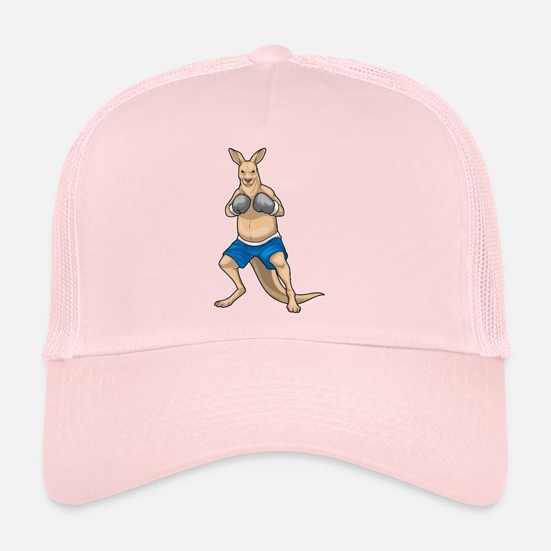 Kangaroo Boxer Boxing Gloves Boxing Trucker Cap