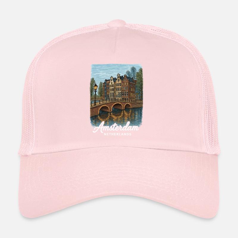 Amsterdam, Netherlands Trucker Cap