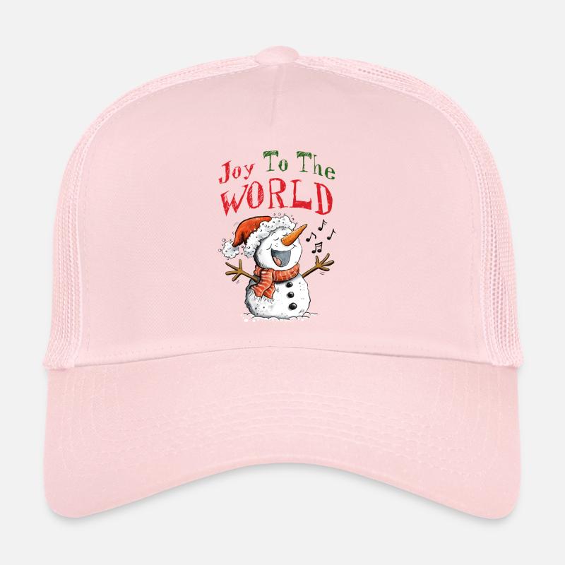 Lustiger singender Schneemann Weihnachtslieder Trucker Cap