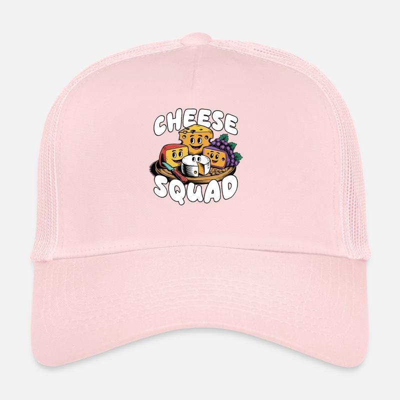 Cheese Squad Cheese Team Cheeses Cheese Plate Trucker Cap