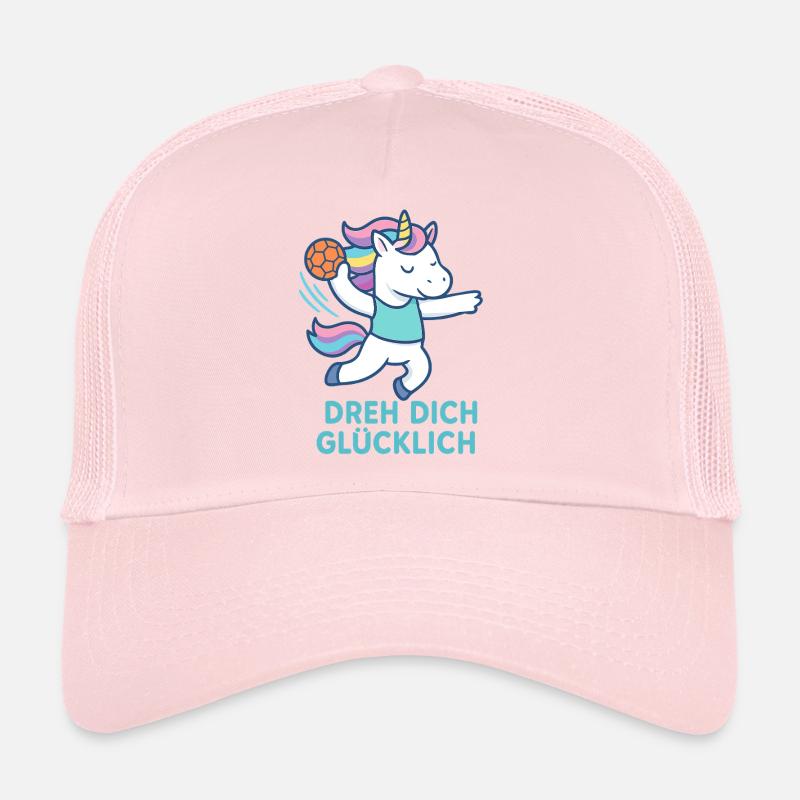 Tourne-toi à la main licorne Heureux, lancer de figures Casquette trucker 
