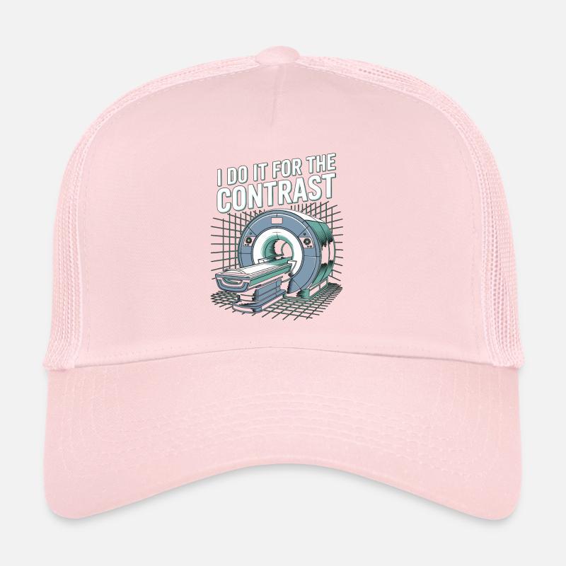 MRI Tech I Do It For The Contrast Radiographer Trucker Cap