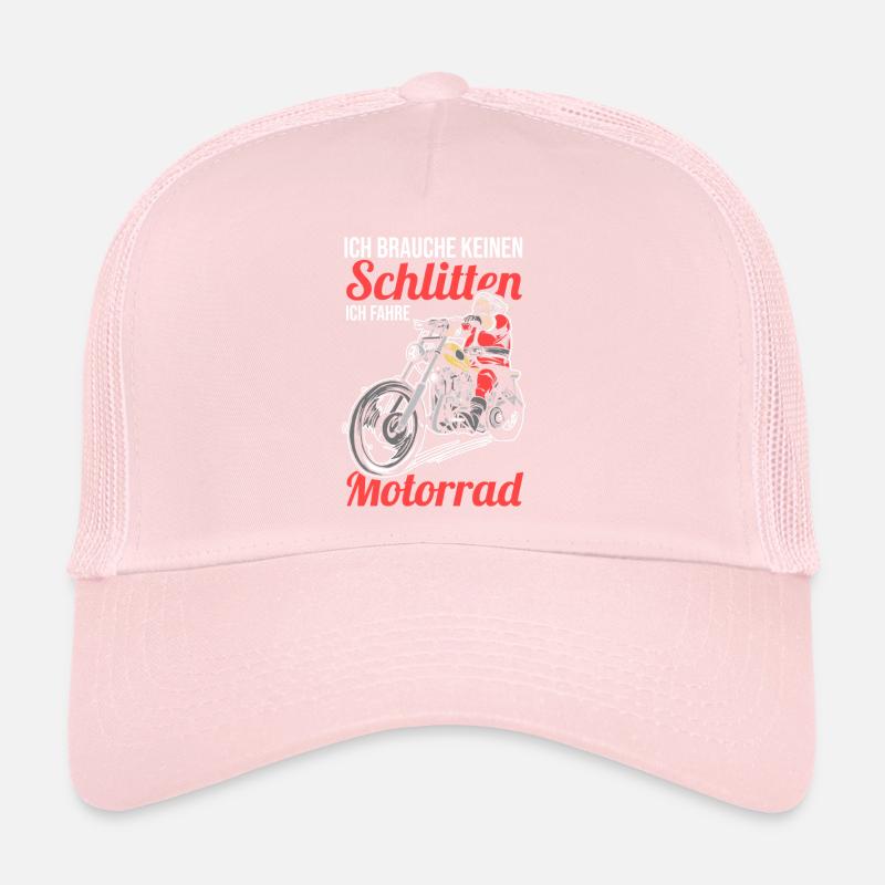 Weihnachtsmann Biker Motorrad Weihnachten Trucker Cap