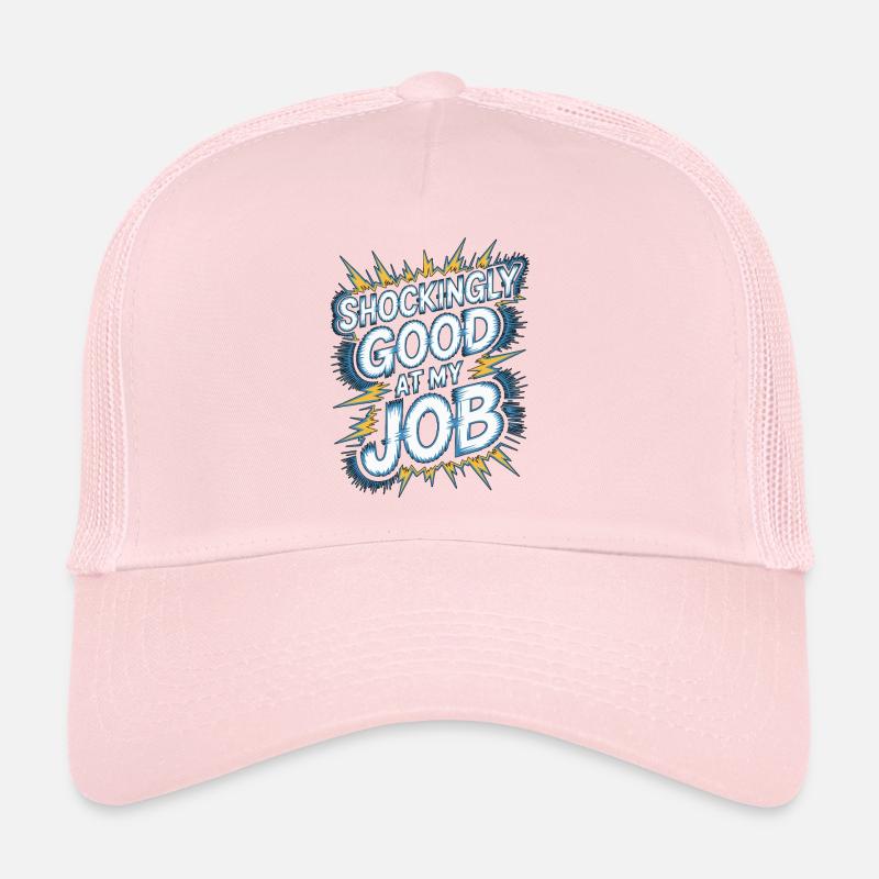 Cardiac Tech Shockingly Good At My Job Echo Tech Trucker Cap