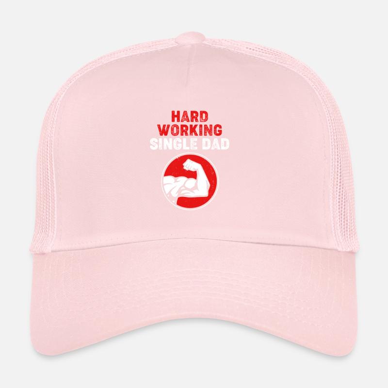Single Father Dad Single Parent Single Trucker Cap