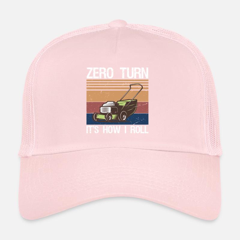Zero Turn It's How I Roll Landscaping Funny Lawn  Trucker Cap