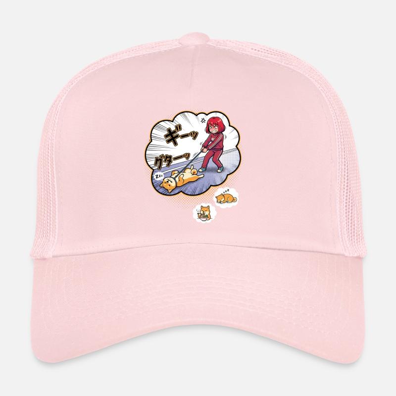 Angry Owner vs Sleeping Dog Trucker Cap