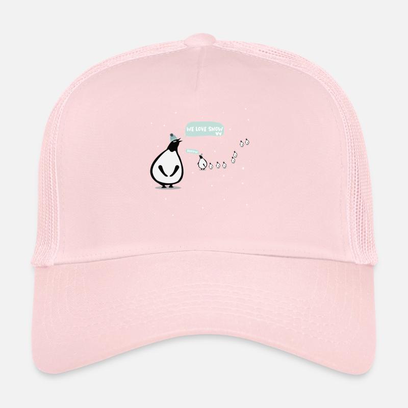 Niedliche Winterpinguine Illustration Trucker Cap
