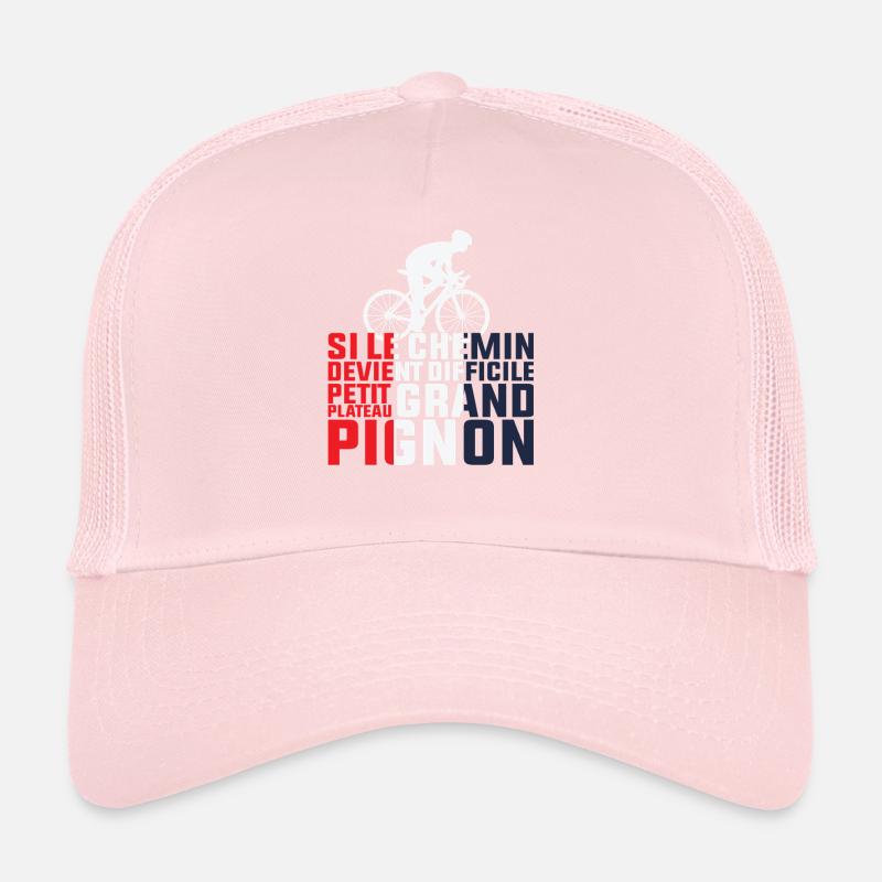Wenn der Weg schwierig wird – Radfahrer-Geschenk Trucker Cap