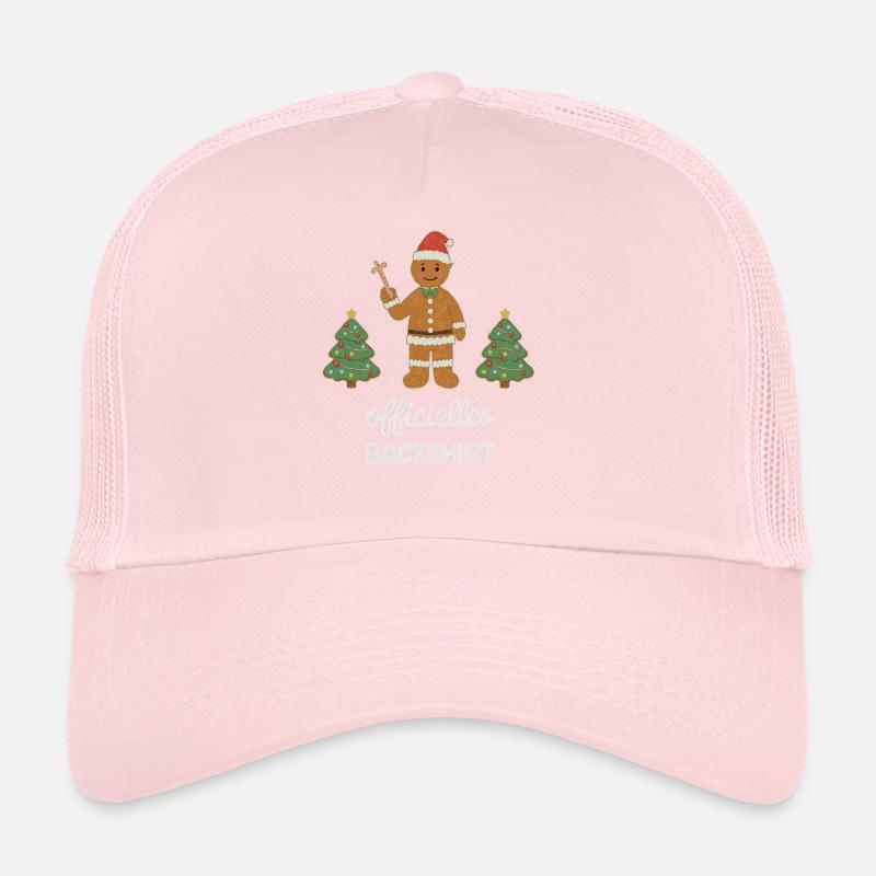Cookies Baking Christmas Time Cookies Gingerbread Trucker Cap
