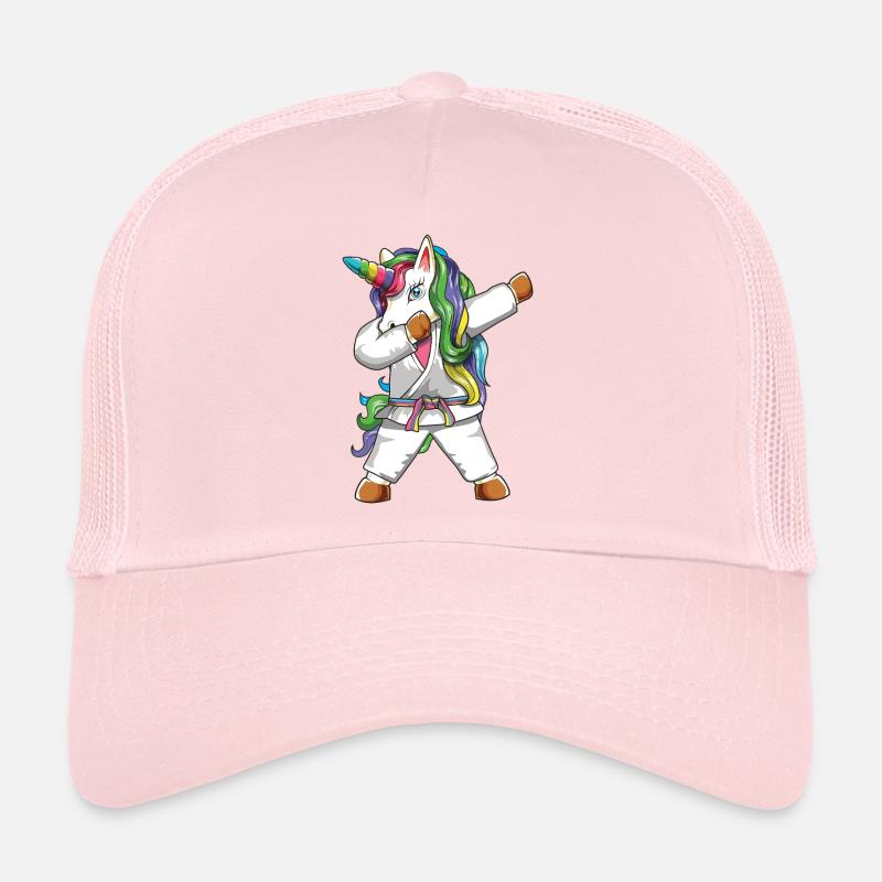 Ceinture arc-en-ciel de Karado Karate Licorne Dab Casquette trucker 