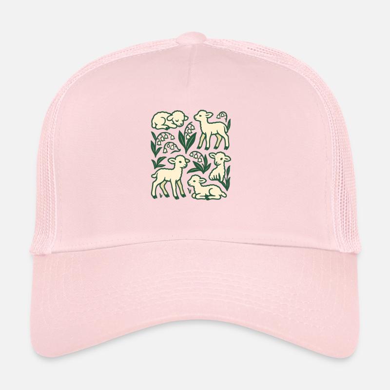 Quatuor Lamb dans Spring Meadow Casquette trucker 