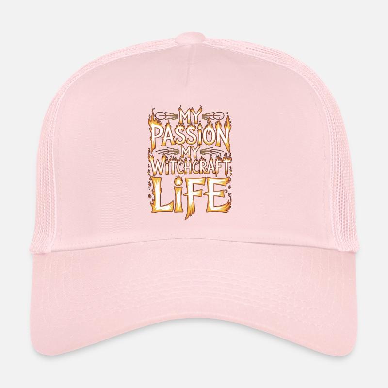 Witchcraft My Passion My Tarot Reading Wicca Trucker Cap