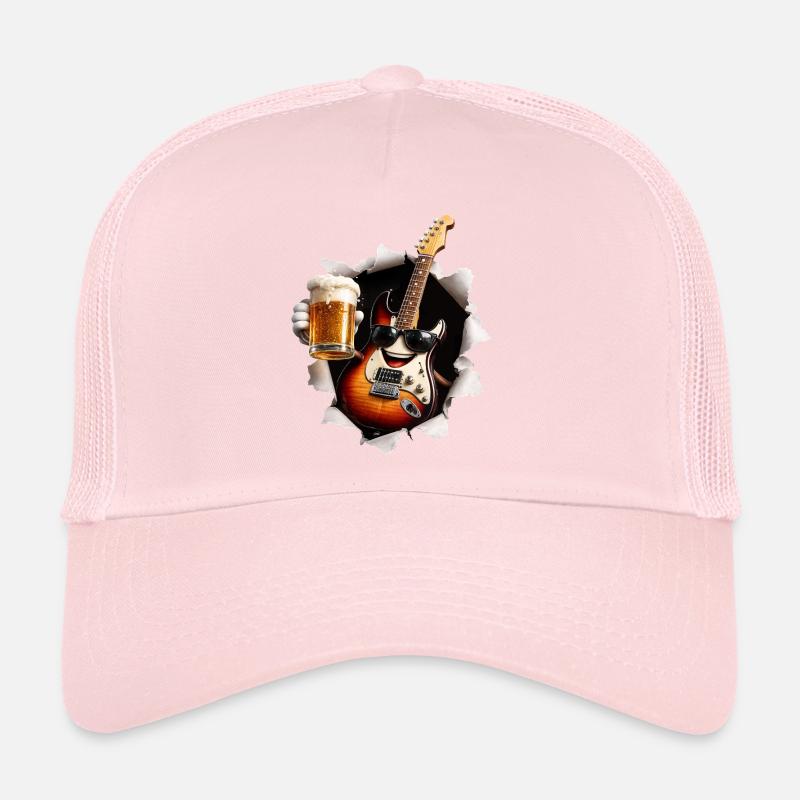 Guitar Beer Casquette trucker 