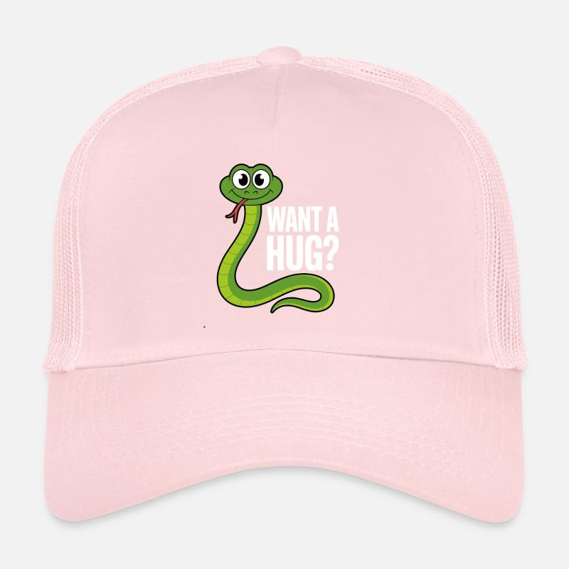 Will einen Umarmungs-Schlangen-Cartoon Trucker Cap