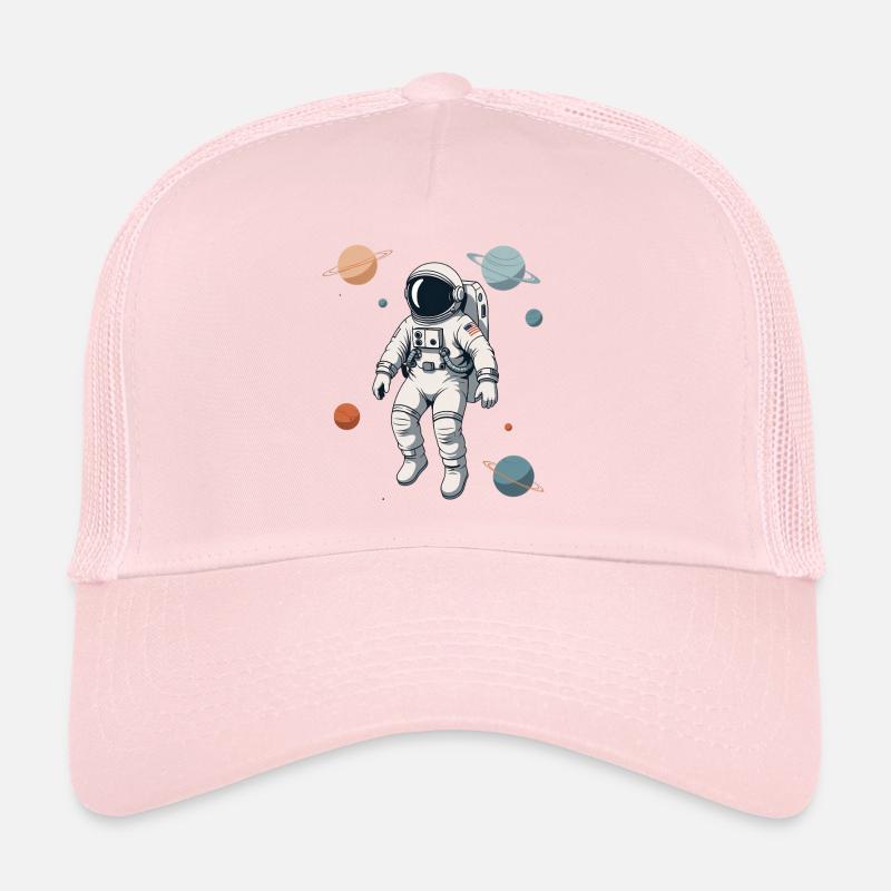 Astronaut in the planetary labyrinth Trucker Cap