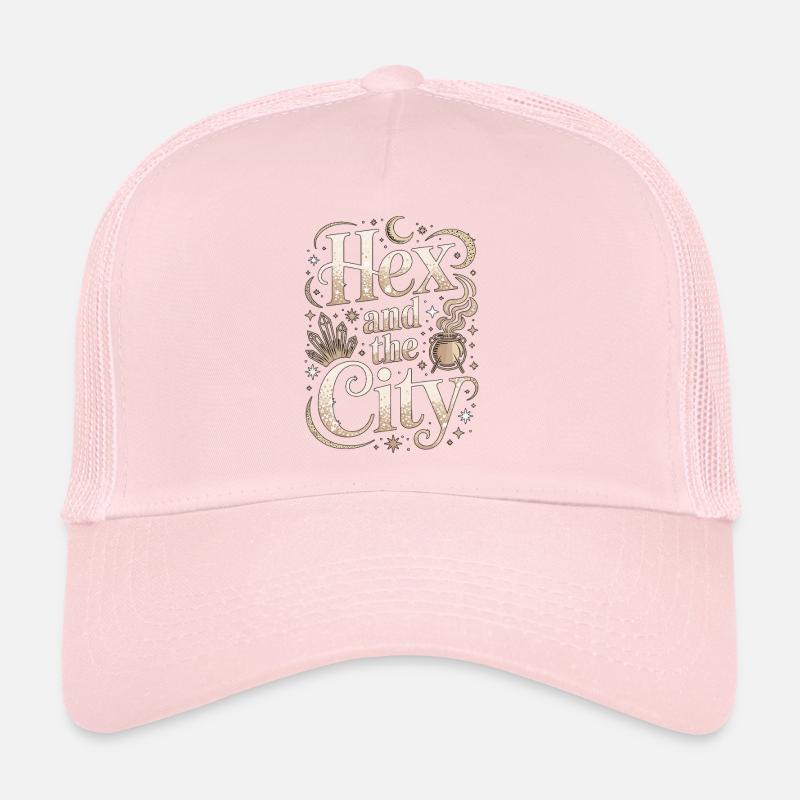 Witchcraft Hex And The Spellcaster Astrology Wicca Trucker Cap