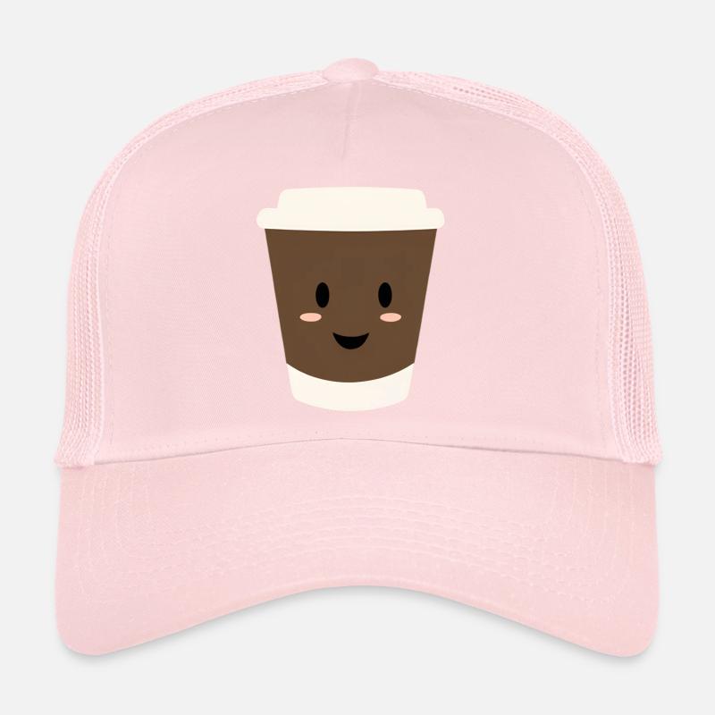 Kawaii Kaffee-Becher Lächeln Trucker Cap