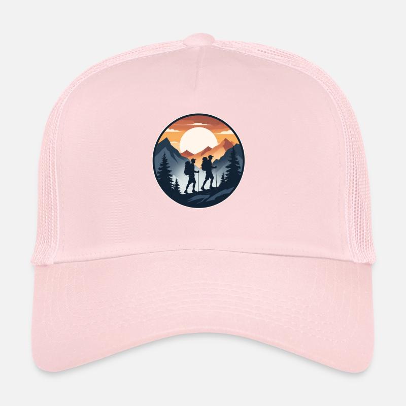 Logo de la ronde Sunset Hiker Casquette trucker 