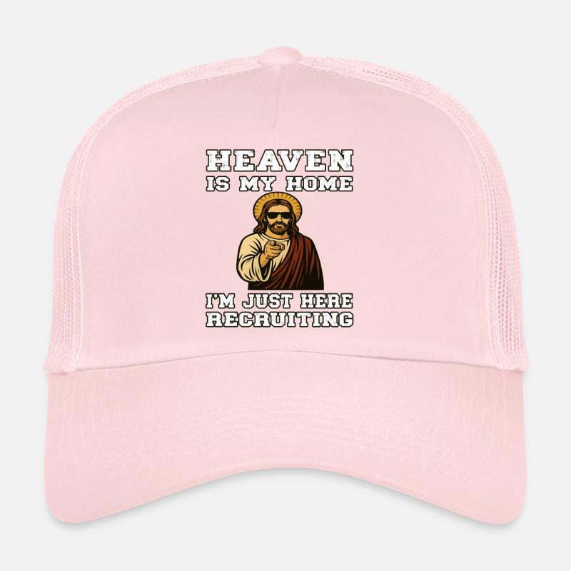 Uncle Jesus Recruiting - Heaven is my Home  Trucker Cap