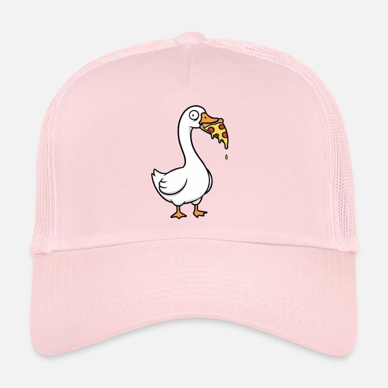 Stupid goose steals pizza Trucker Cap