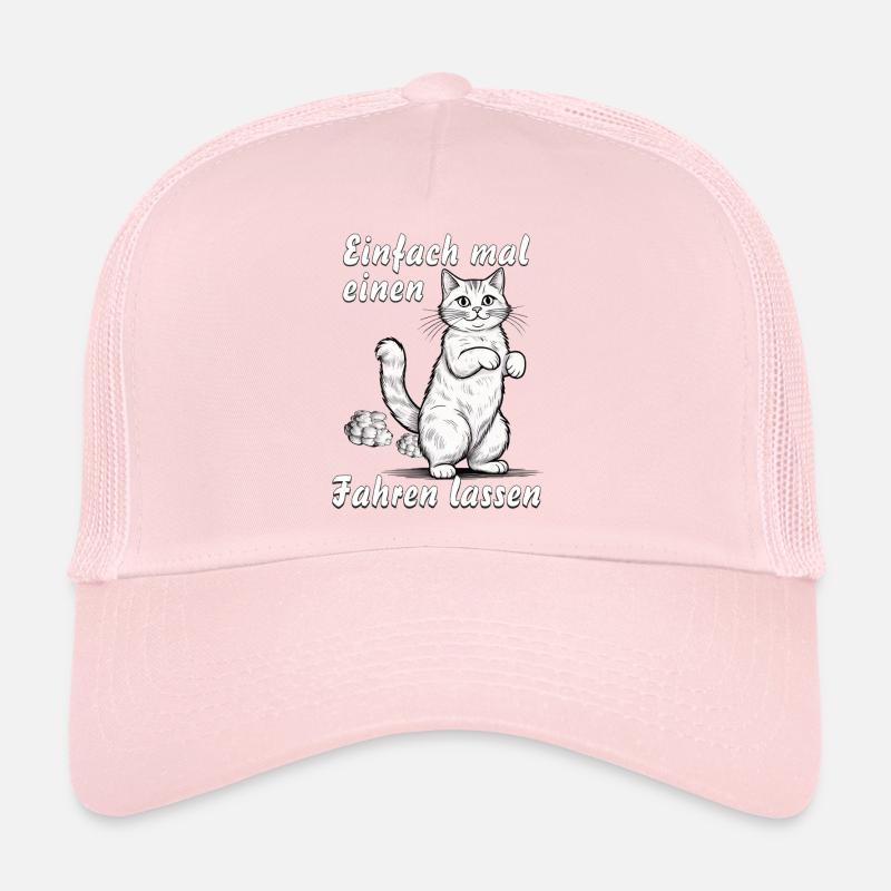 CHAT Laisse-en passer un Casquette trucker 