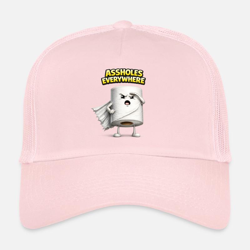 Connards partout : design humoristique 3D Casquette trucker 