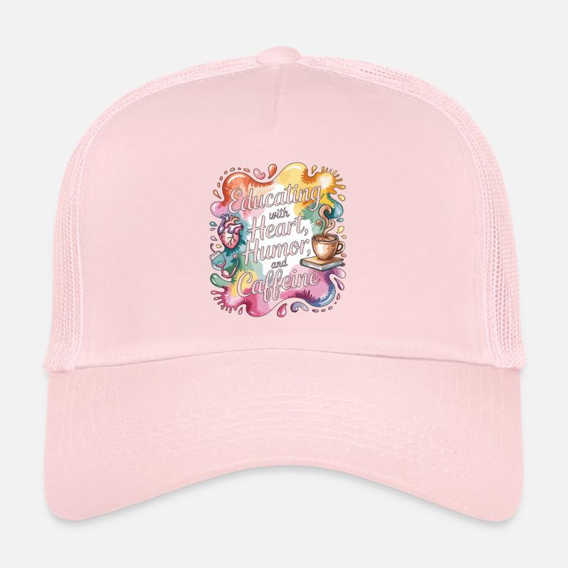 Nurse Educator Educating With Heart Nurse Manager Trucker Cap