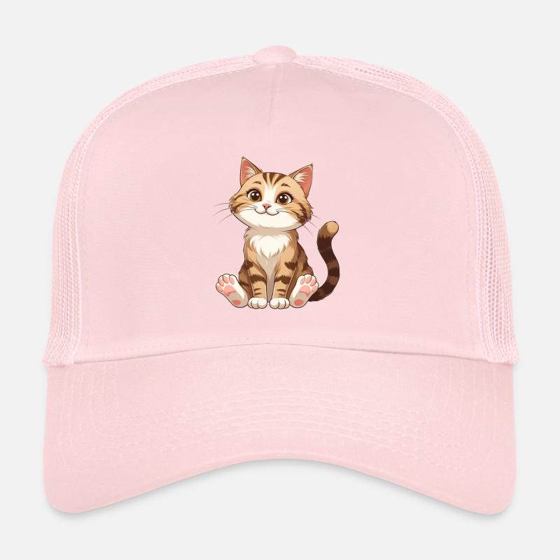 Cuddly kitten in the sunlight Trucker Cap
